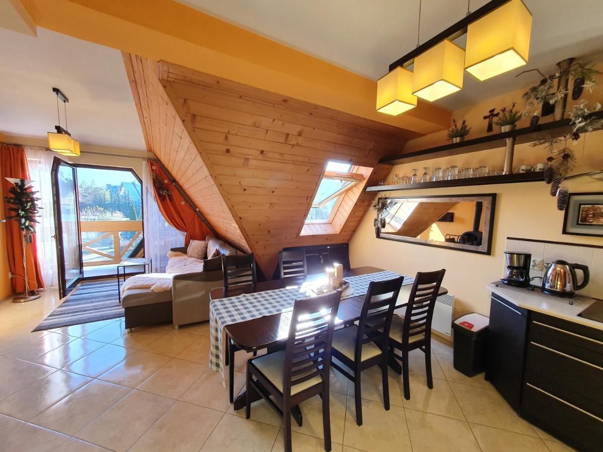 Apartament Pomaranczowy Z Basenem I Sauna Kościelisko Kültér fotó