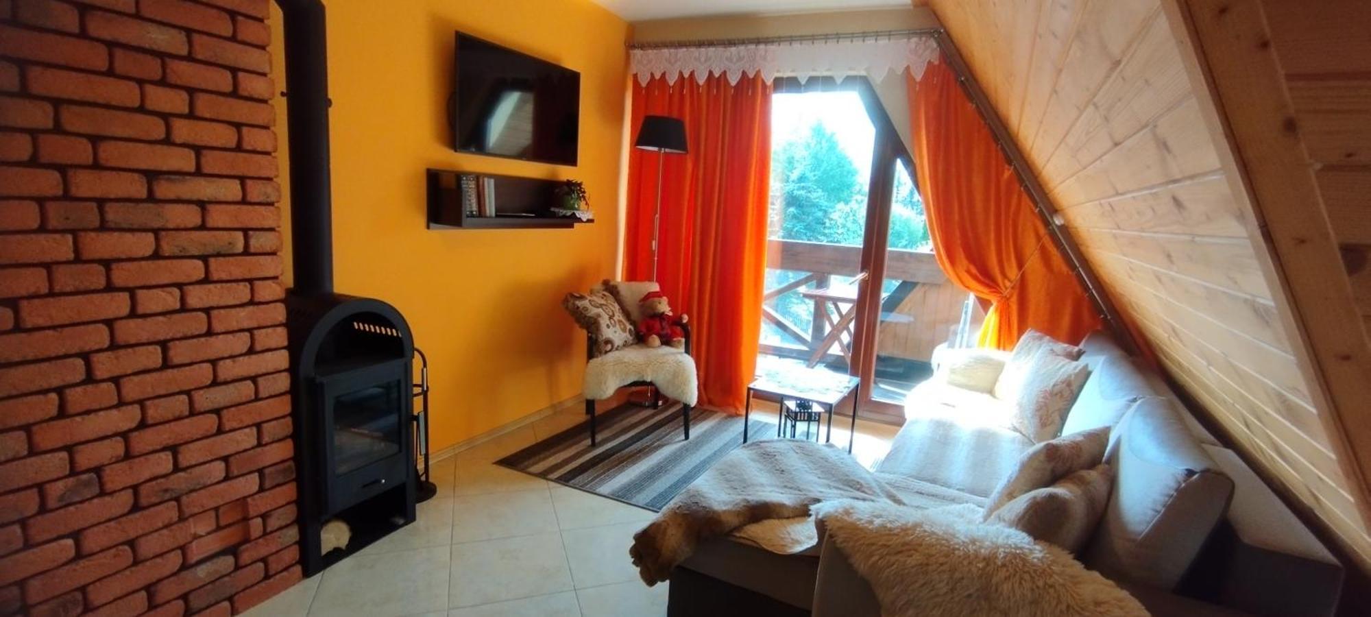 Apartament Pomaranczowy Z Basenem I Sauna Kościelisko Kültér fotó